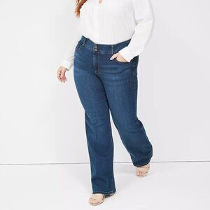 Lane Bryant Tighter Tummy Fit High-Rise Boot Jean (Size 12S)